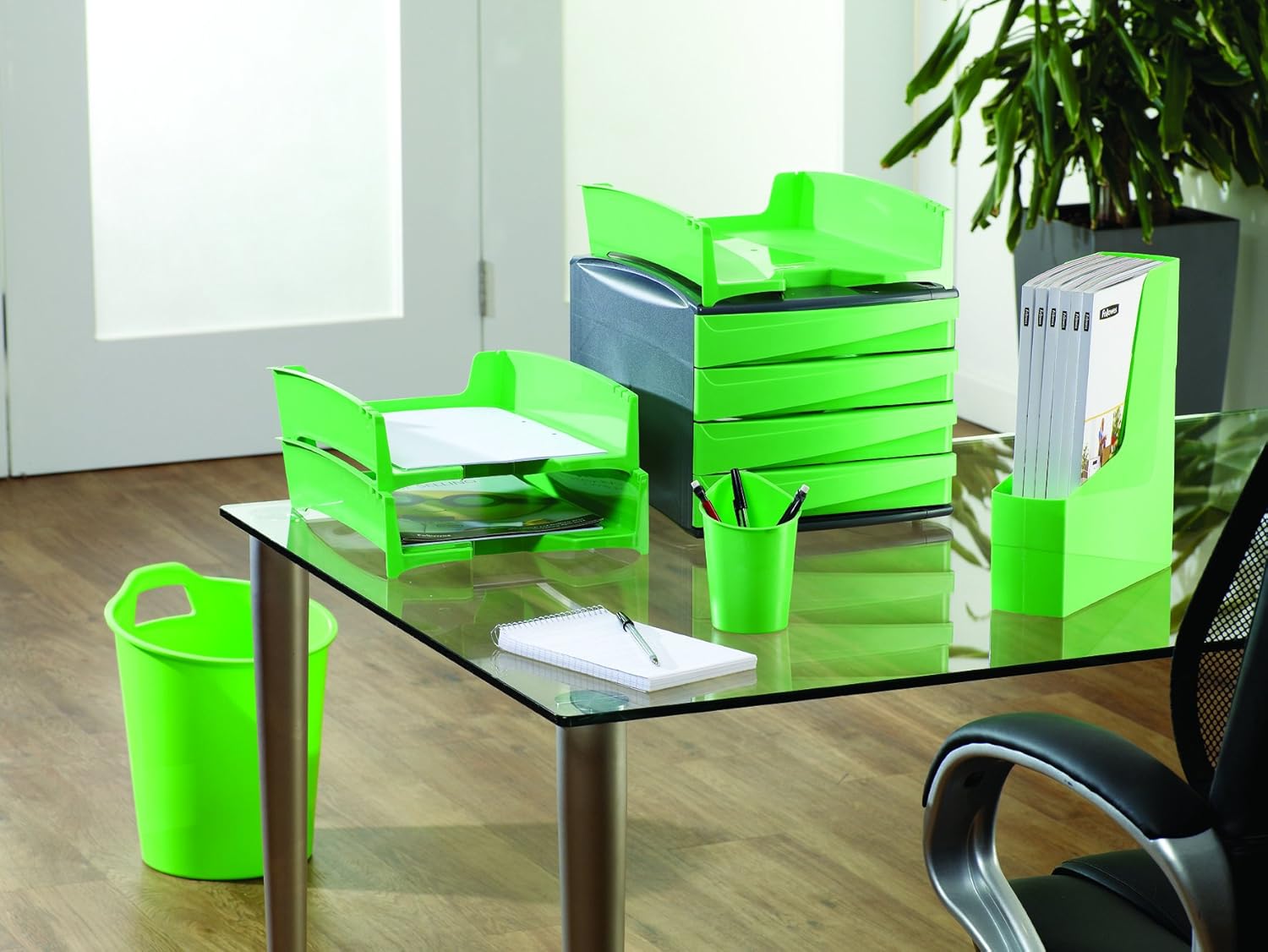 Fellowes 0016 Pencil Holder Acid Green - Image 5