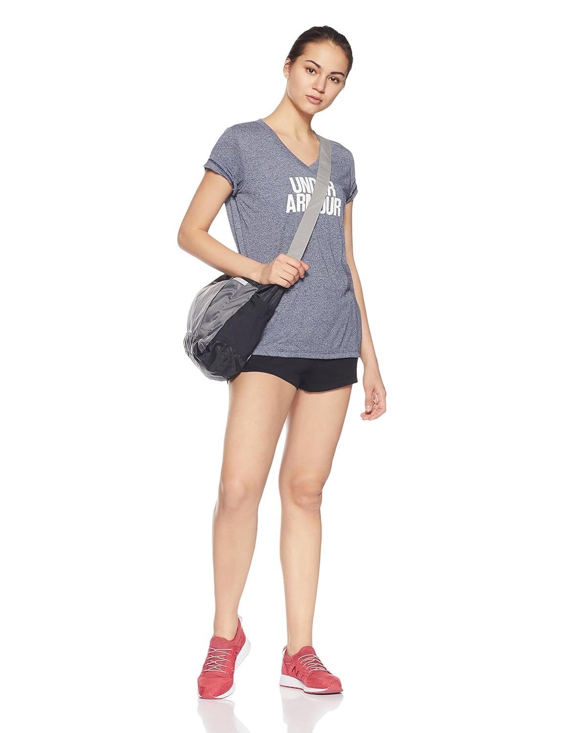 under armour threadborne train wood mark women's sports t-shirt