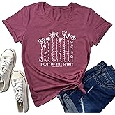 LOOKFACE Women Floral Fruit Graphic Tees Cute T Shirts