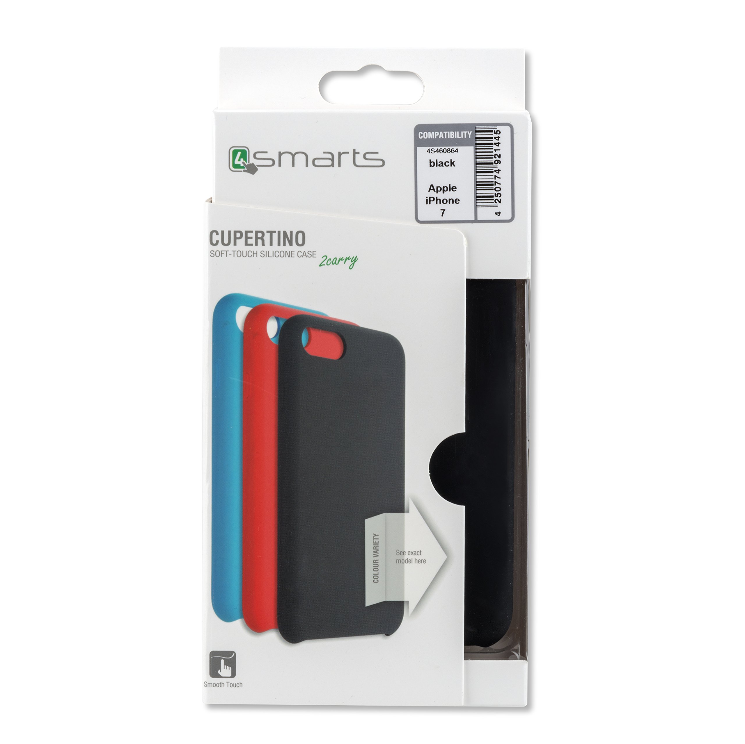 4 smarts Cuperino Elegant Silicone Protective Case Black
