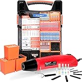 Kuject Heat Gun for Shrink Tubing, 820PCS Solder Seal Wire Connectors & Heat Shrink Tubing Kit, Waterproof Heat Shrink Wire C