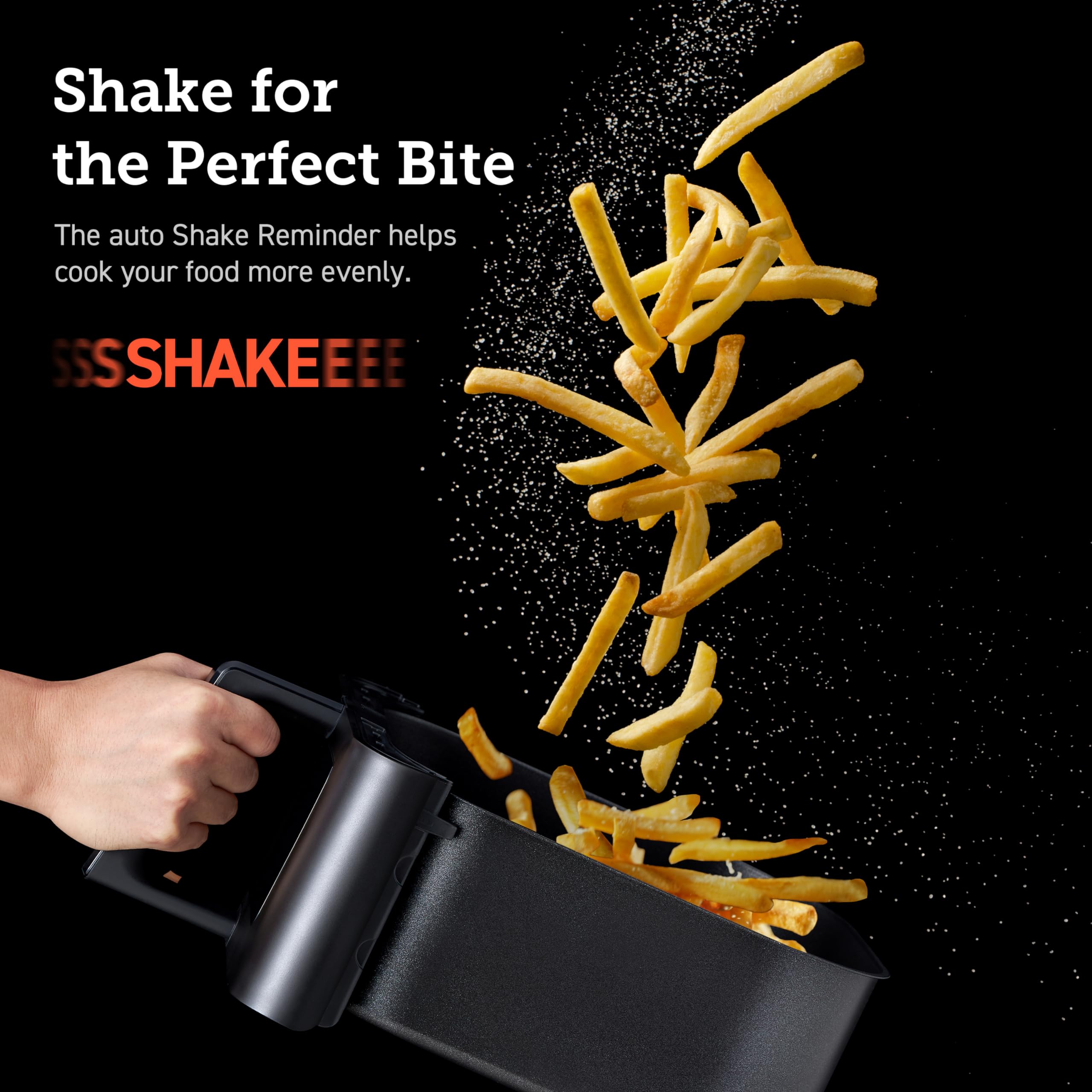 COSORI Freidora de aire con ventana transparente, freidora de aire compacta grande de 6,5 cuartos, 12 funciones personalizadas que se pueden guardar con un solo toque, libros de cocina y recetas en línea, antiadherente y apta para lavavajillas