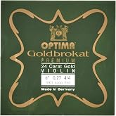 Gold Bro Cut Violin Strings 4/4 E 0.27 mm Loop Premium 24K Gold Plated
