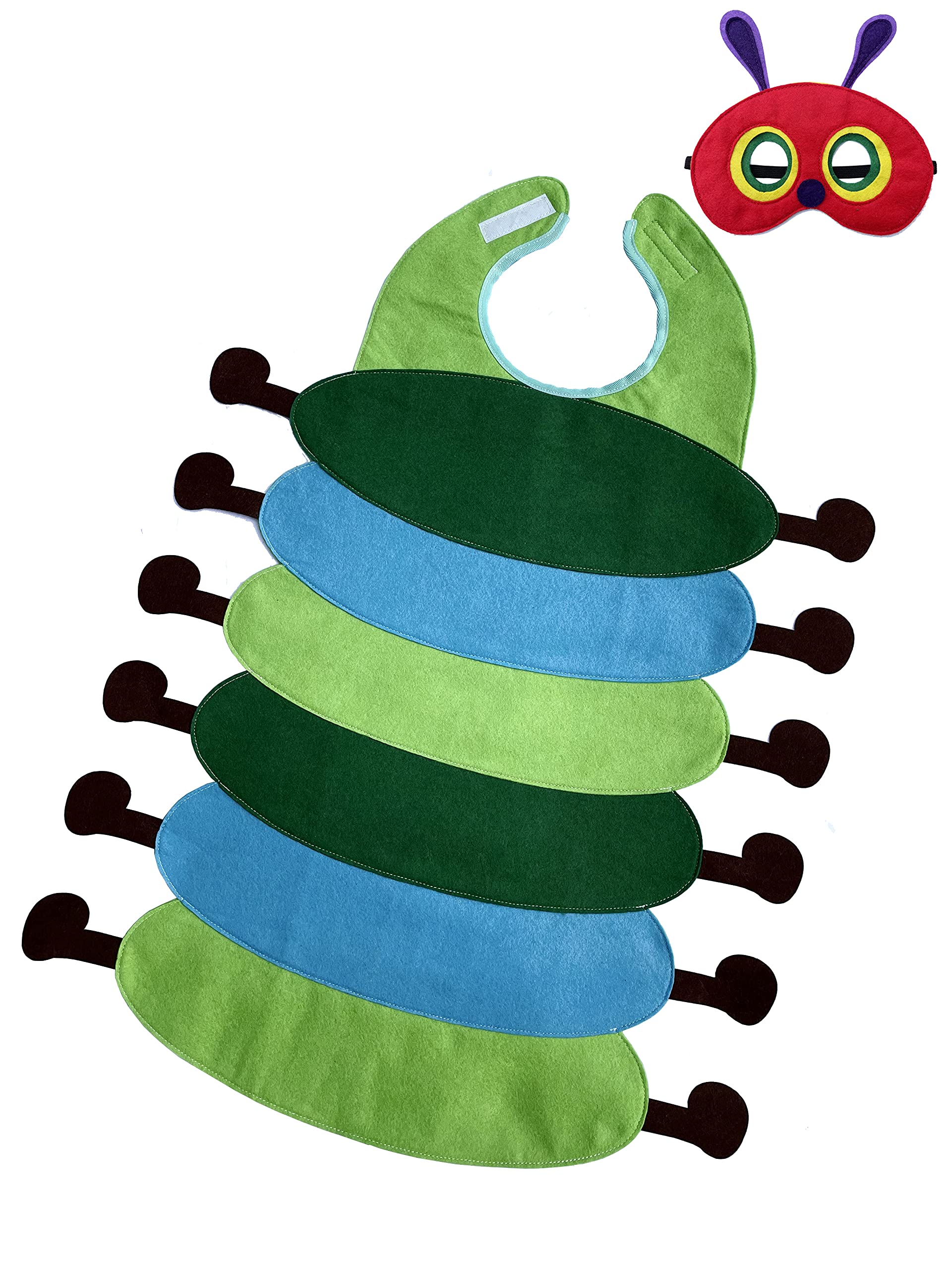 ZAC HOME Caterpillar Costume for Kids/Toddlers, Boys and Girls for 3-12Y for Height 100cm-150cm