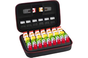 BOVKE USB Flash Drive Case Organizer 48 Slots SD Cards Thumb Drive Memory Card Holder for SanDisk Samsung Netac PNY TOPESEL U