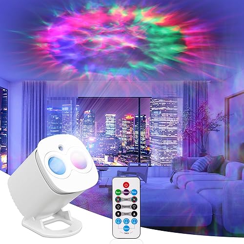 2-in-1 Galaxy Projector & Sunset Lamp, Adjustable Speed & Brightness Night Light with 55 Lighting Modes, Remote Control, Timer & Sleep Mode – USB Powered Nebula Lights for Bedroom, Adults & Kids