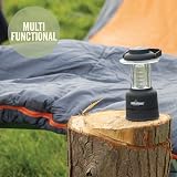 Milestone Camping 12 LED Lantern Built-in Compass Dimmer Battery Operated 20cm view 7