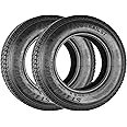 eCustomrim 2-Pack Eco Trail ST175/80D13 Trailer Tires Bias Ply Load Range C 1360# 175/80 D 13-2 Year Warranty w/Free Roadside