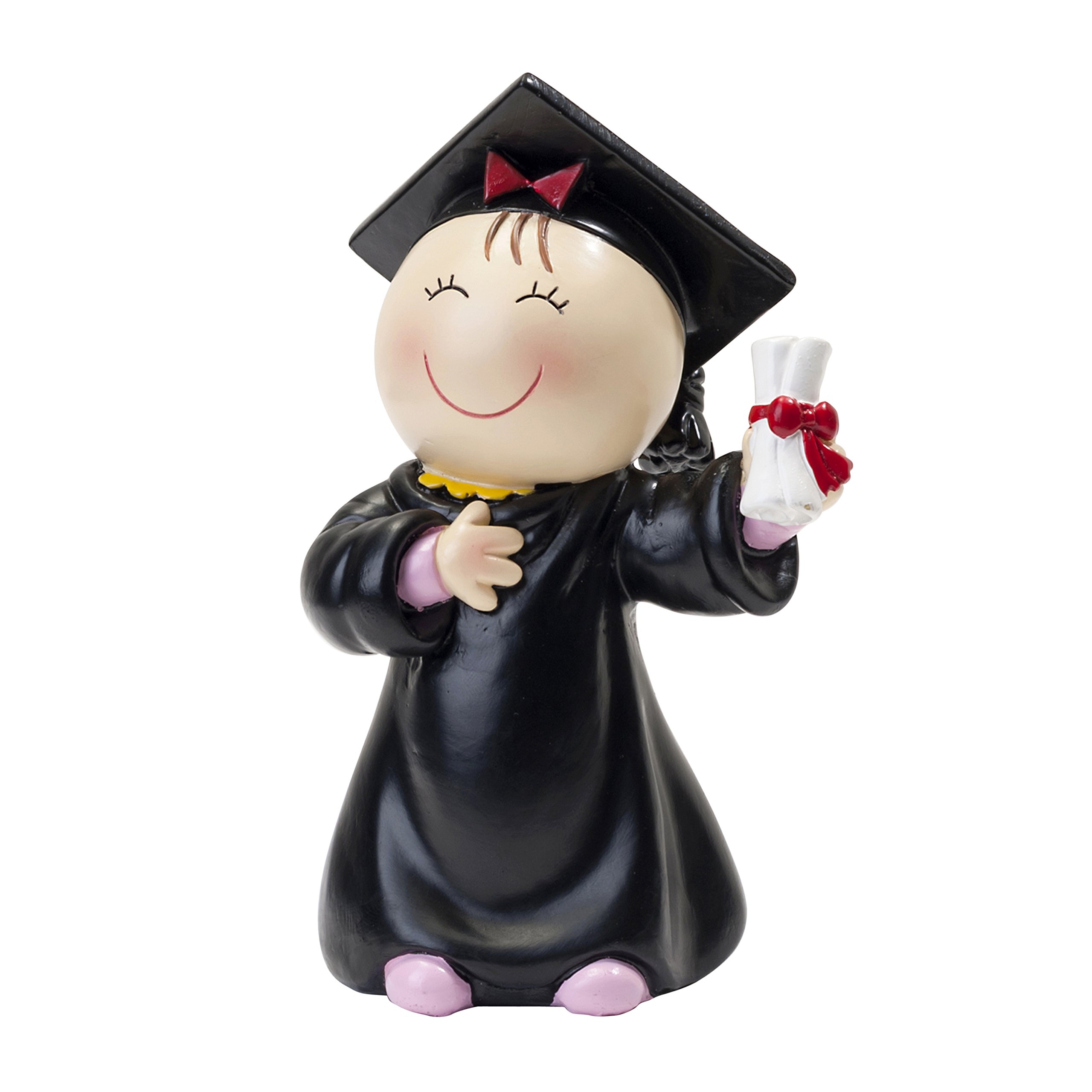 Mopec Figure Cake Pita Graduation, Resin, Black, 6 x 8 x 14 cm