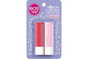 eos Holiday Collection Candy Cane Swirl and Peppermint Twist Sticks, 8g, 2 pack