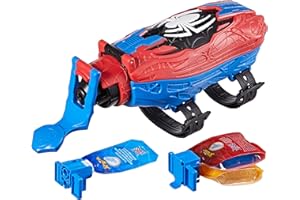 Marvel Spider-Man Real Webs Ultimate Web Blaster, 2-in-1 Blaster, Role Play Toy, Spider-Man Costume, Spider-Man Toys for Kids 5 and Up