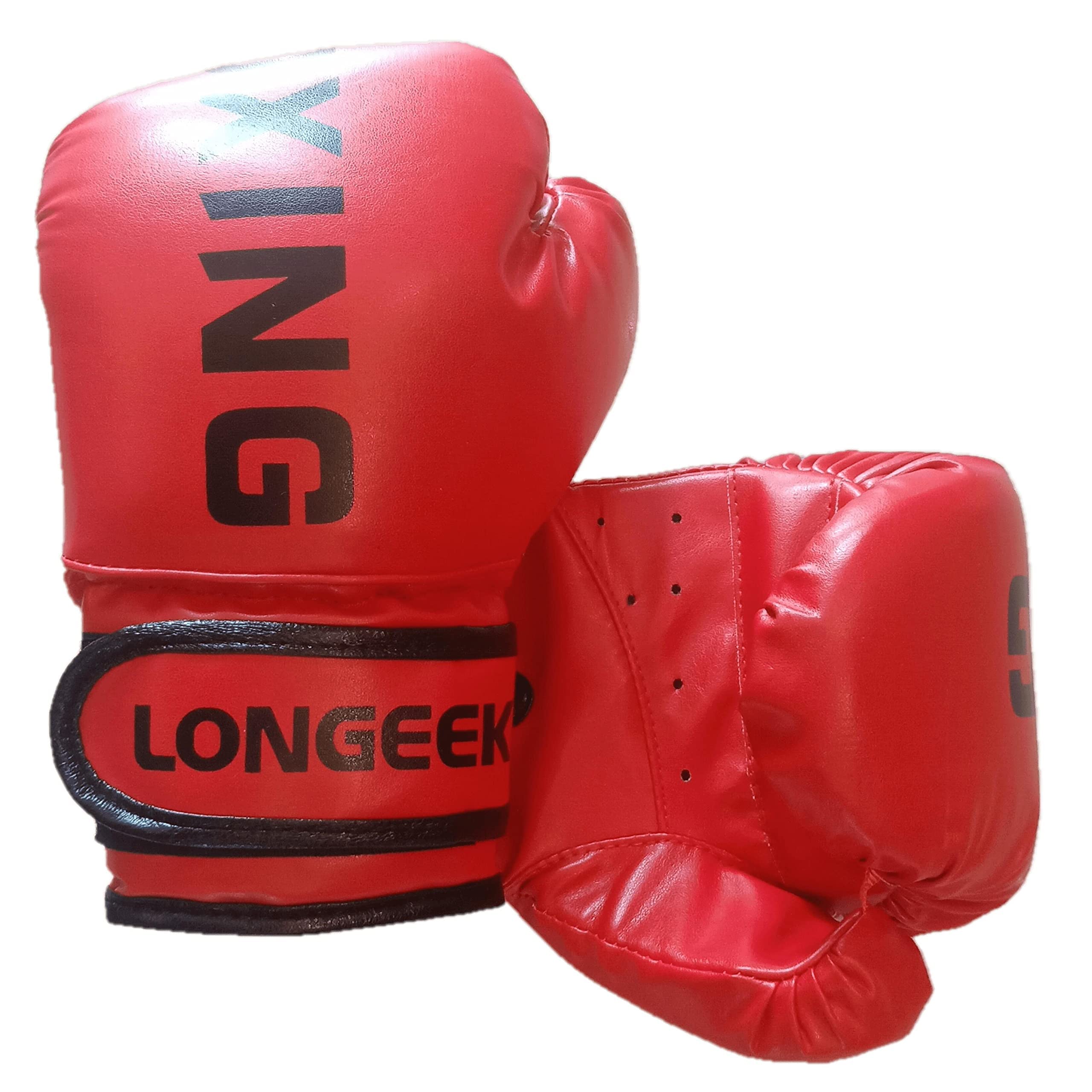 Longeek Kids Boxing Gloves 6oz MMA Training Junior Sparring Punching Fighting for 6-15 years