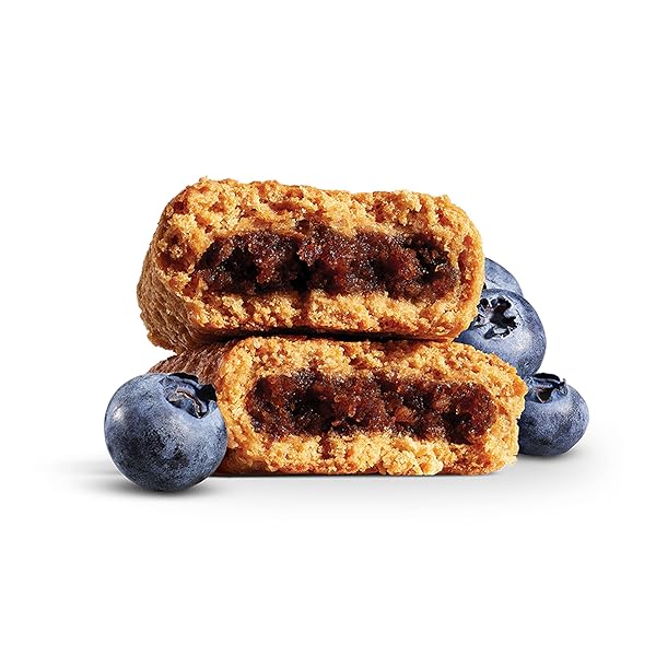 NATURE’S BAKERY WHOLE WHEAT FIG BARS, BLUEBERRY, REAL FRUIT, VEGAN, NON-GMO, SNACK BAR, 7 BOXES WITH 12 TWIN PACKS (84 TWIN PACKS)