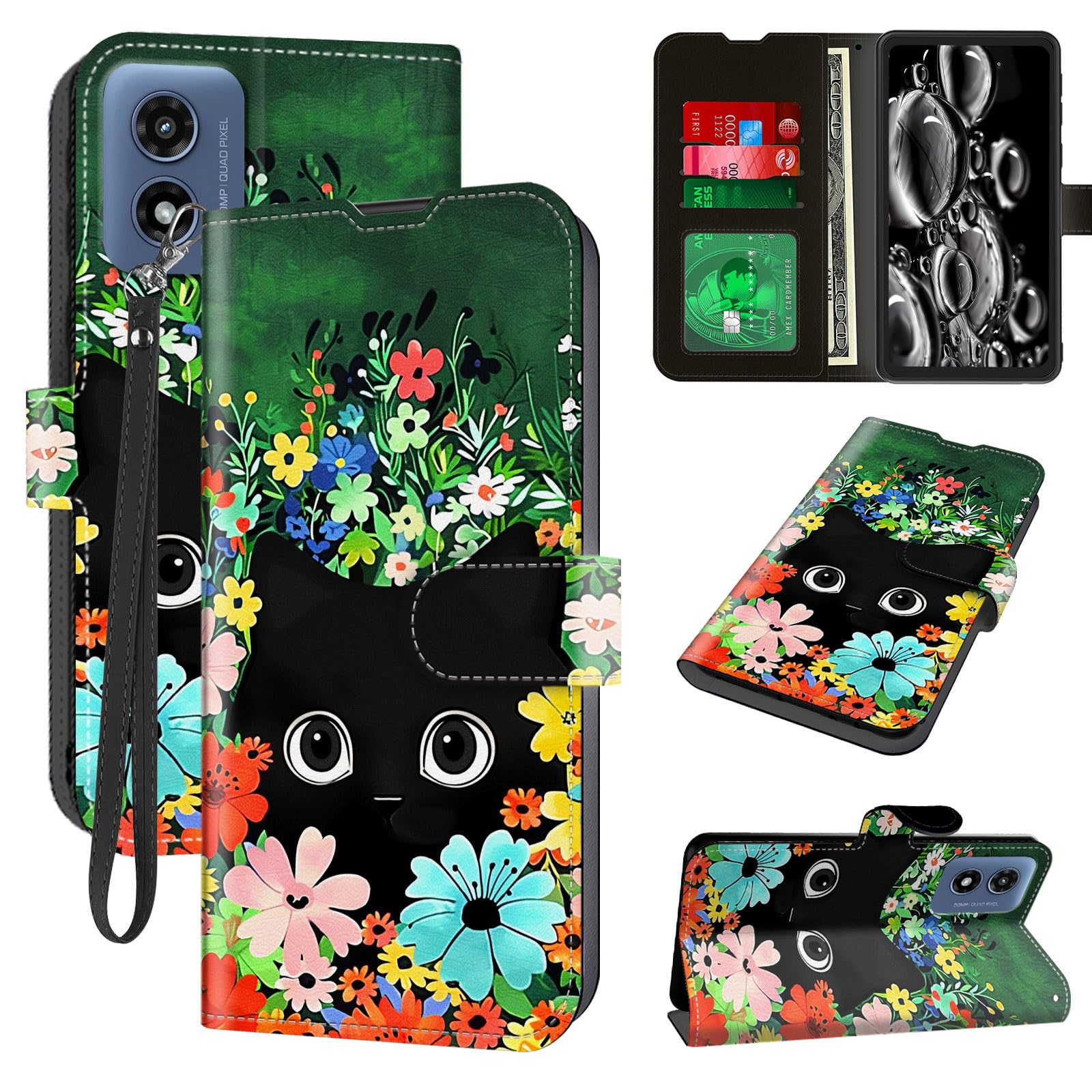 ACWDMKH for Motorola Moto G-Play-2024 Case Wallet