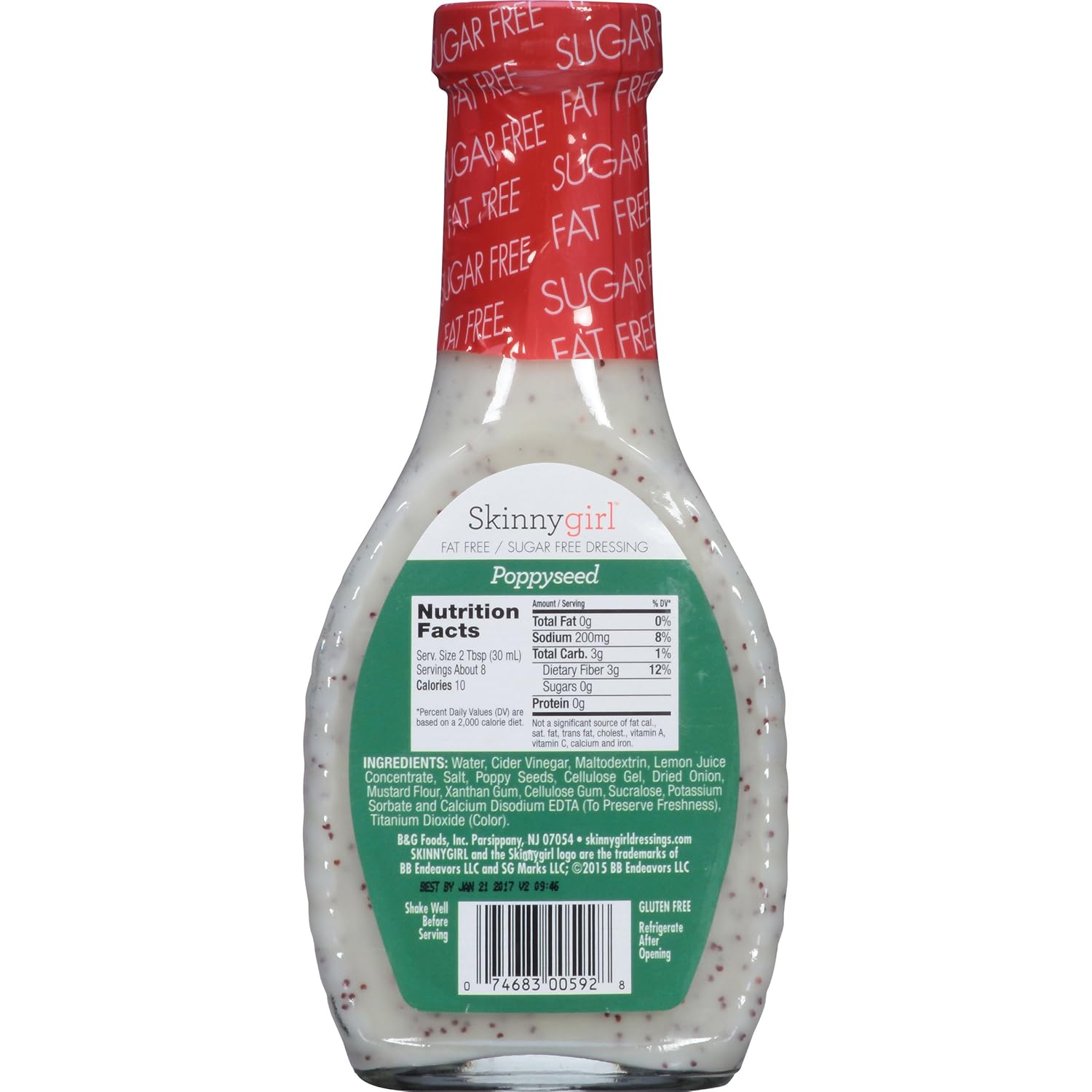 poppy seed salad dressing calories