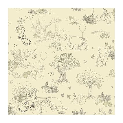 York Wallcoverings Dk5842smp Disney Kids Pooh Friends Toile Wallpaper Memo Sample 8 Inch X 10 Inch York Wallcoverings Dk5842smp Disney Kids Pooh Friends Toile Wallpaper Memo Sample 8 Inch X 10 Inch