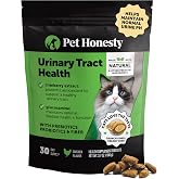 Pet Honesty Vet Recommended Cat Urinary Supplement Crunchy Chews, 30ct | Cat urinary chews with cranberry, antioxidants &amp; probiotics, support bladder function, urinary tract health &amp; digestion