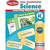 Evan-Moor Skill Sharpeners Science Workbook, Kindergarten, Physical, Life, and Earth Science, Songs, Activities, Size, Shape,