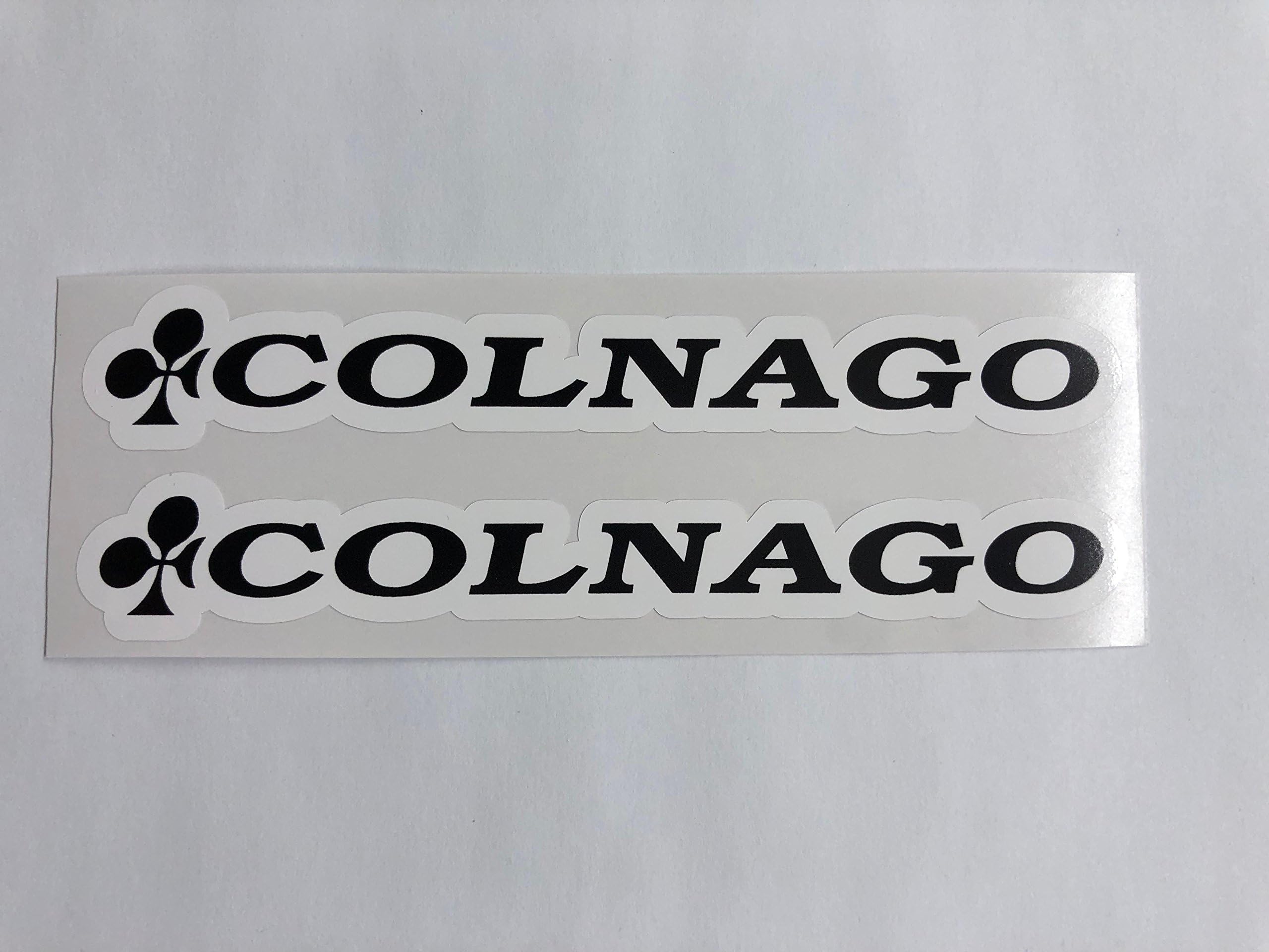 2 Colnago Bikes White Decals