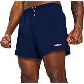 TLRUN Men's Ultra Lightweight 3" Running Shorts Lined Marathon Trail Athletic Shorts