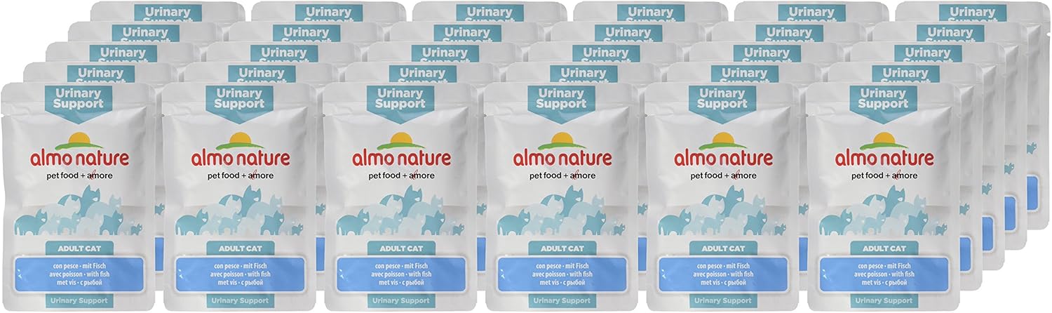 Almo Nature Functional Urinary Help - Wet Food for Adult Cats with Fish - Support for Urinary Tract Health - 30 Pouches of 70g - Image 4