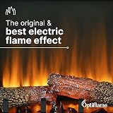 Dimplex Helmsdale Optiflame Inset Electric Fire Chrome LED Flame 2kW view 8