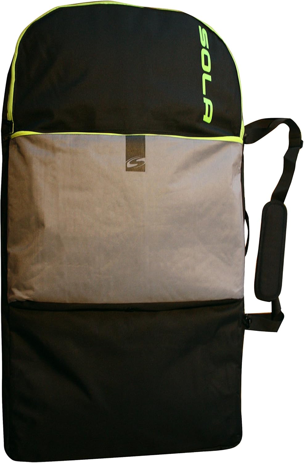 Sola Invert Bodyboard Bag, Black, Double Capacity
