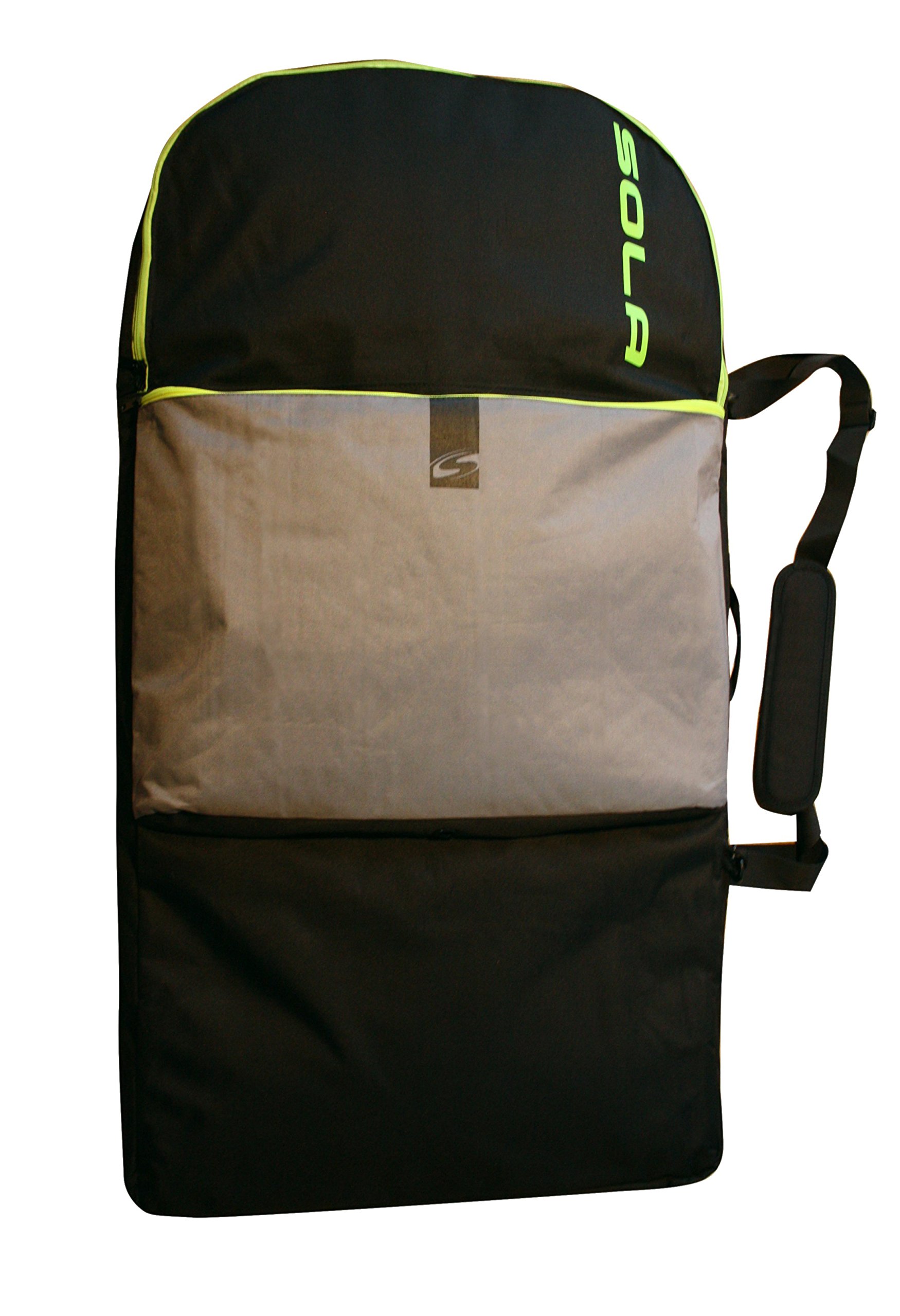 Sola Invert Bodyboard Bag, Black, Double Capacity