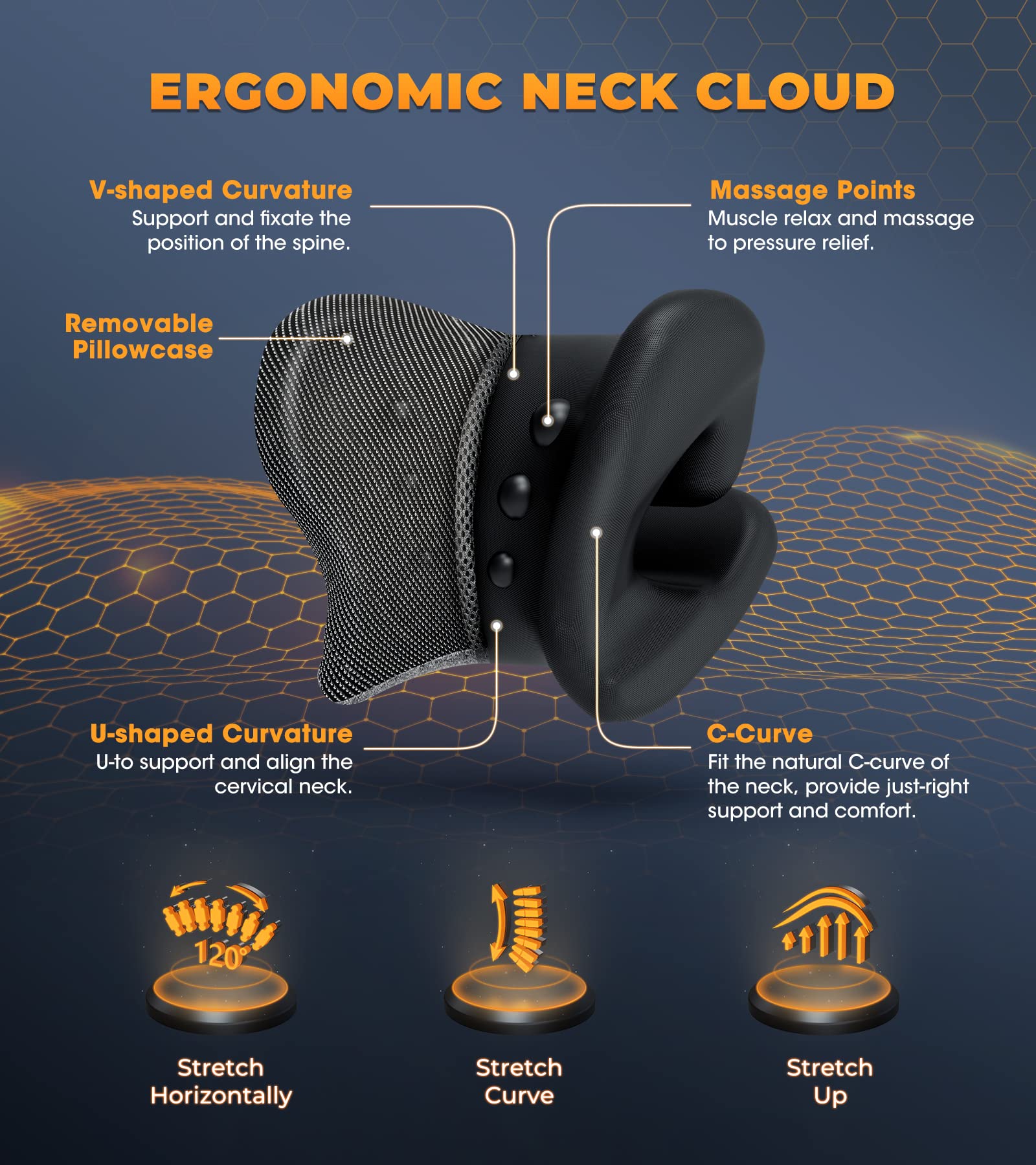 Mua Deep Neck Pain Relief w/Conductive Magnetic Therapy Heated Neck ...