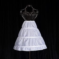 WMLWL Girls' 1 2 3 Hoops Petticoat Full Slips