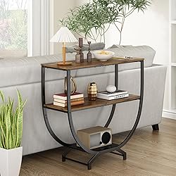GILLAS 3 Tier Console Tables, 30" Height Entryway