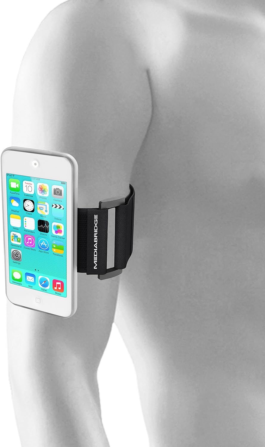 Mediabridge Armband for iPod Touch - 5th / 6th / 7th Generation (Clear) - Model AB1 (Part# AB1-IPT5-CLEAR)