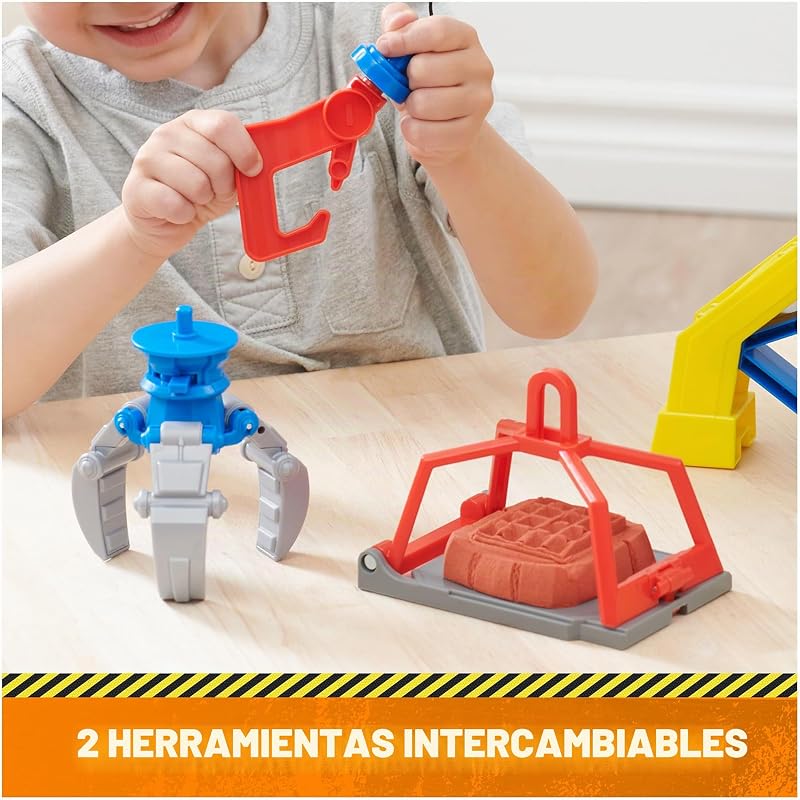 Playset Torre Grúa con Rubble Excavadora y Arena Kinetica — foto 8 de 8