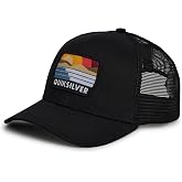 Quiksilver Men's Premium Cotton Adjustable Snap Back Logo Trucker Hat
