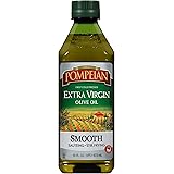 Pompeian Smooth Extra Virgin Olive Oil, First Cold Pressed, Mild and Delicate Flavor, Perfect for Sauteing and Stir-Frying, N