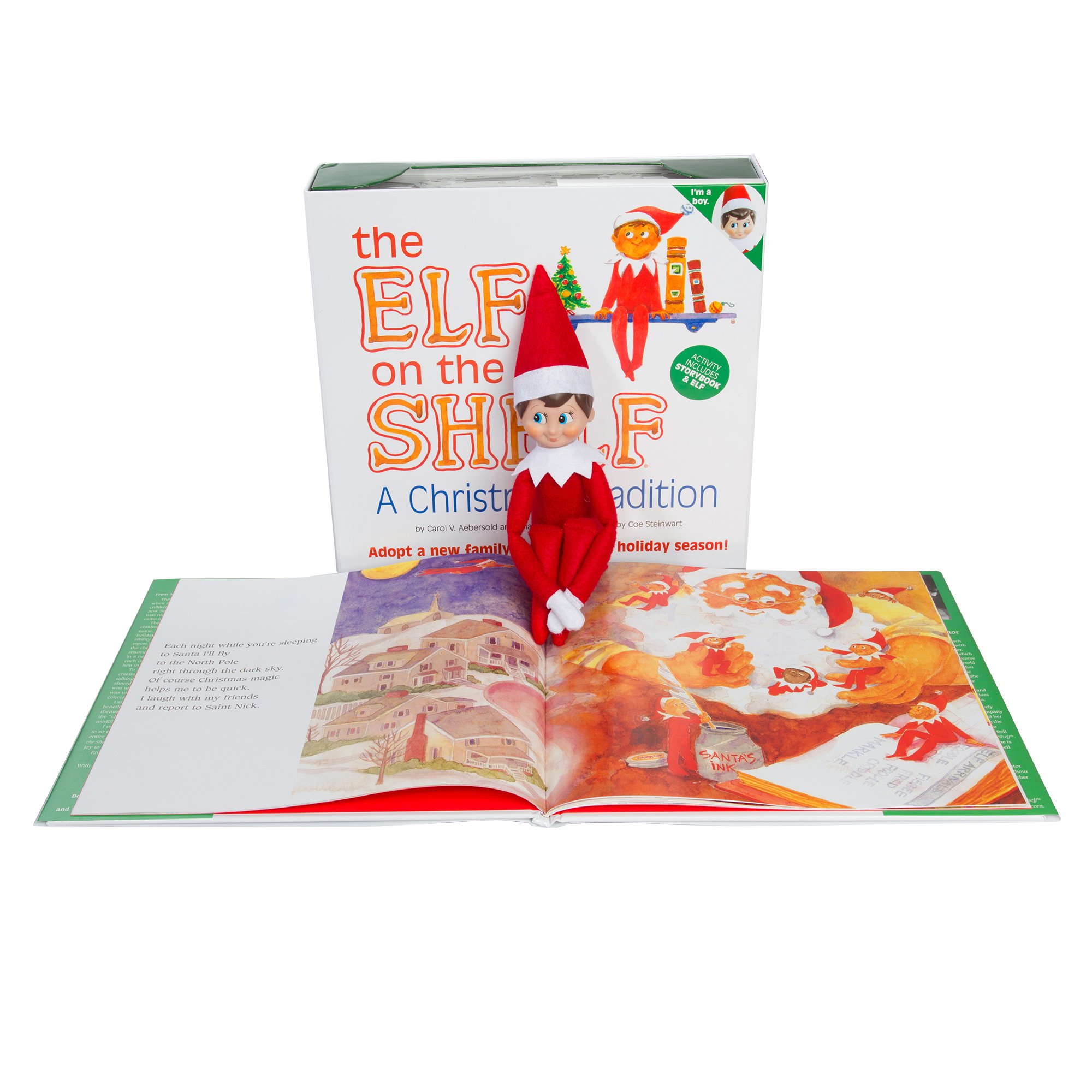 Photo 1 of ****BOOK ONLY*****The Elf on the Shelf: A Christmas Tradition with Blue Eyed North Pole