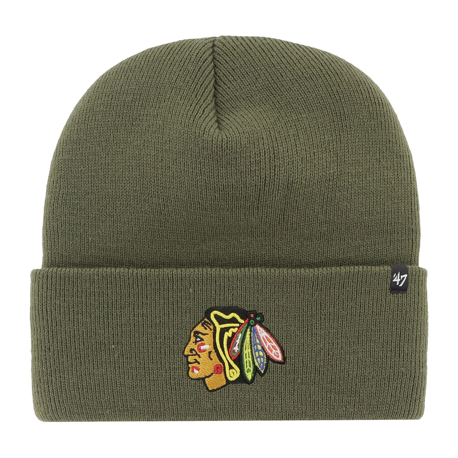 47 Brand Knit Beanie Haymaker Chicago Blackhawks Sandalwood