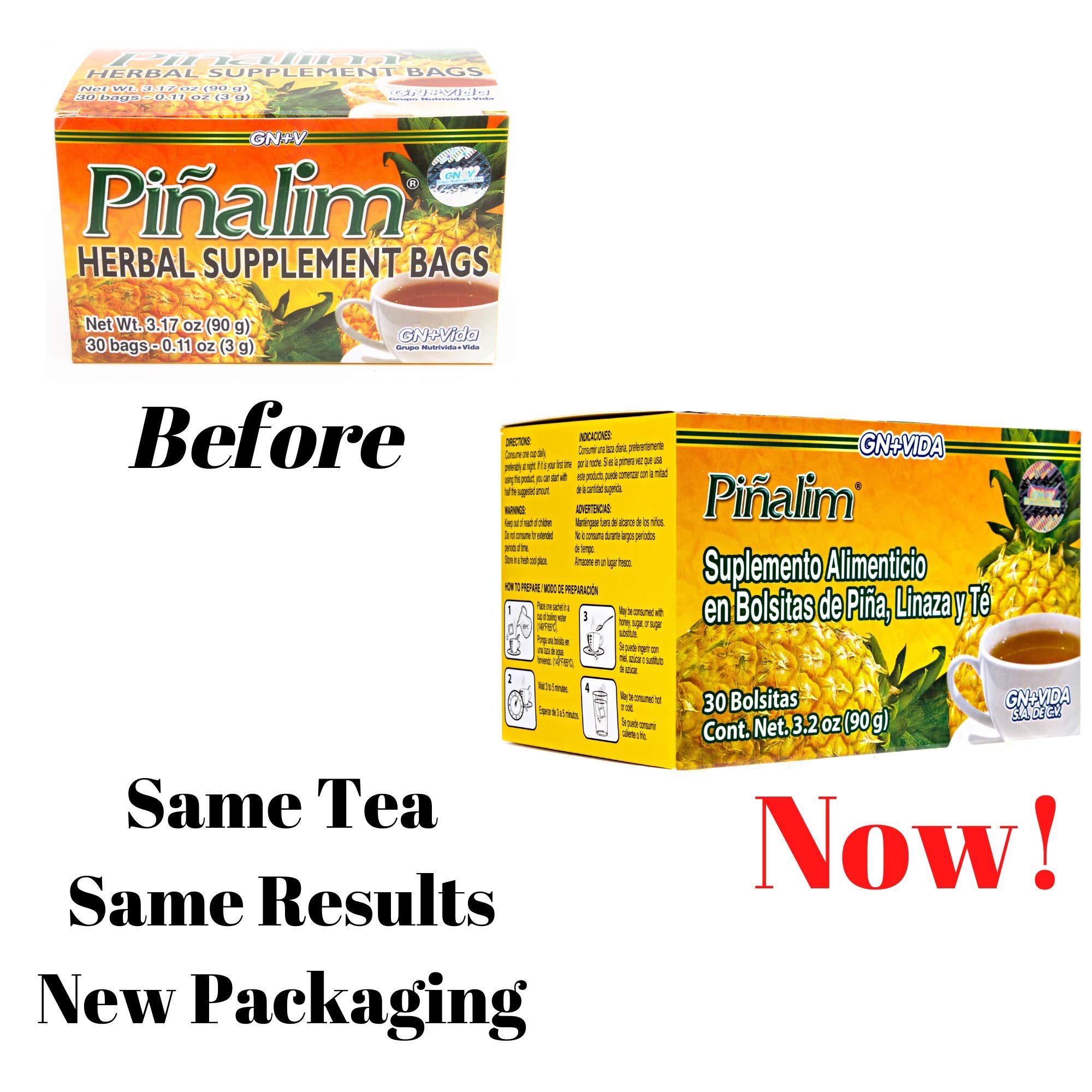 Pinalim Te De Pina Gn+vida USA Pinalim Pineapple Tea Extra Strength
