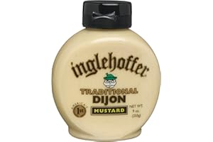 Inglehoffer Dijon Traditional, 9-Ounce Squeeze Bottles (Pack of 6)
