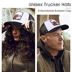 Trucker Hat Men Animal Snapback Hats Adjustable