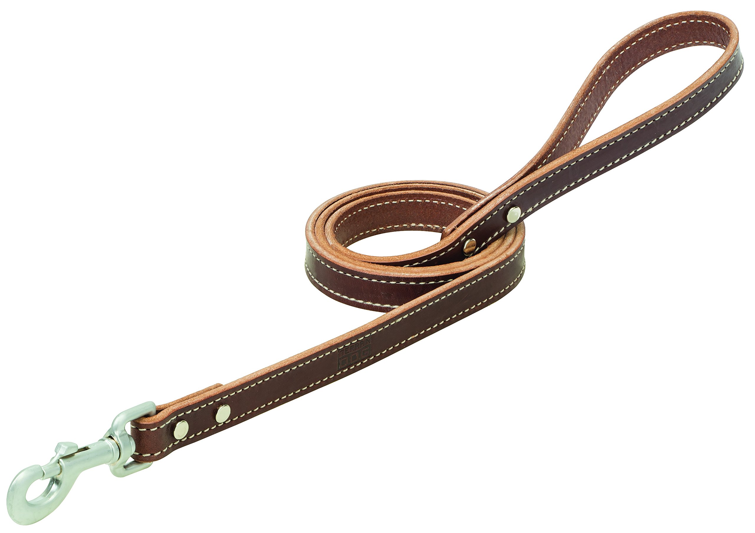 Terrain D.O.G. Bridle Leather Dog Leash, Brown, 3/4" x 6'