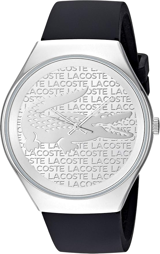 lacoste watch silver