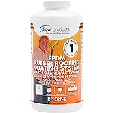 Dicor RP-CRP-Q EPDM Rubber Roof Coating Cleaner/Activator, 1 Quart | Extends EPDM roof life; saves 25% labor; covers 125 sq ft; dries quickly; no harmful petroleum distillates