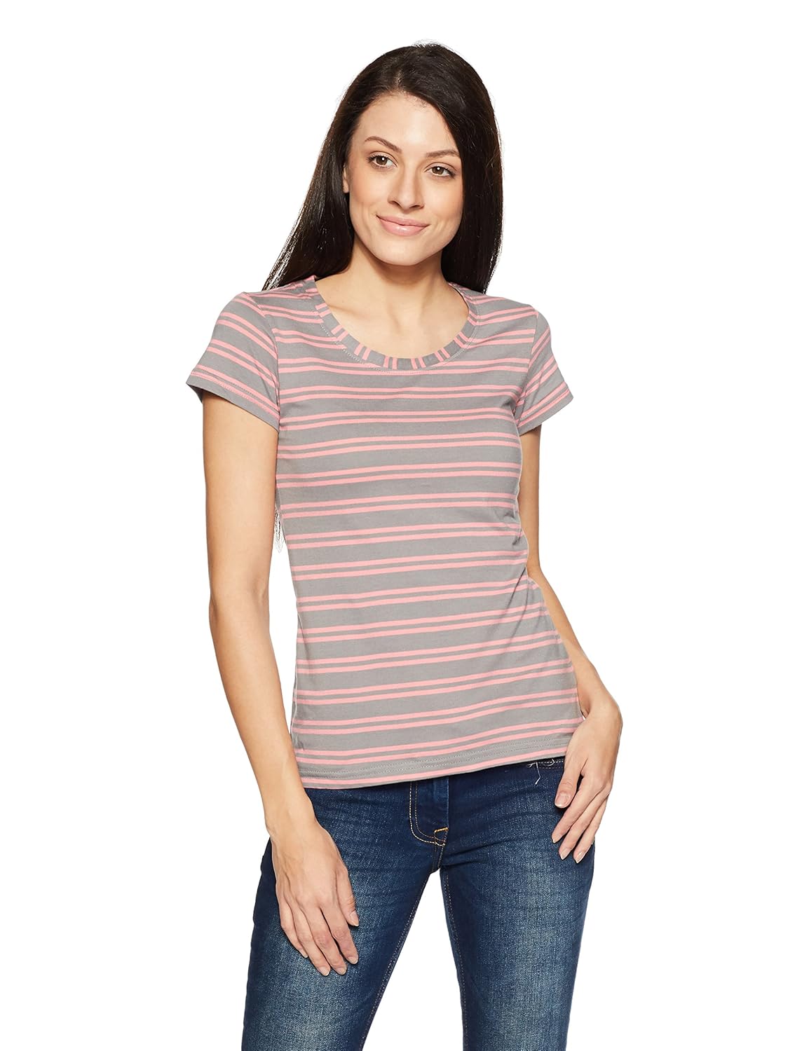 sugr women's striped t-shirt
