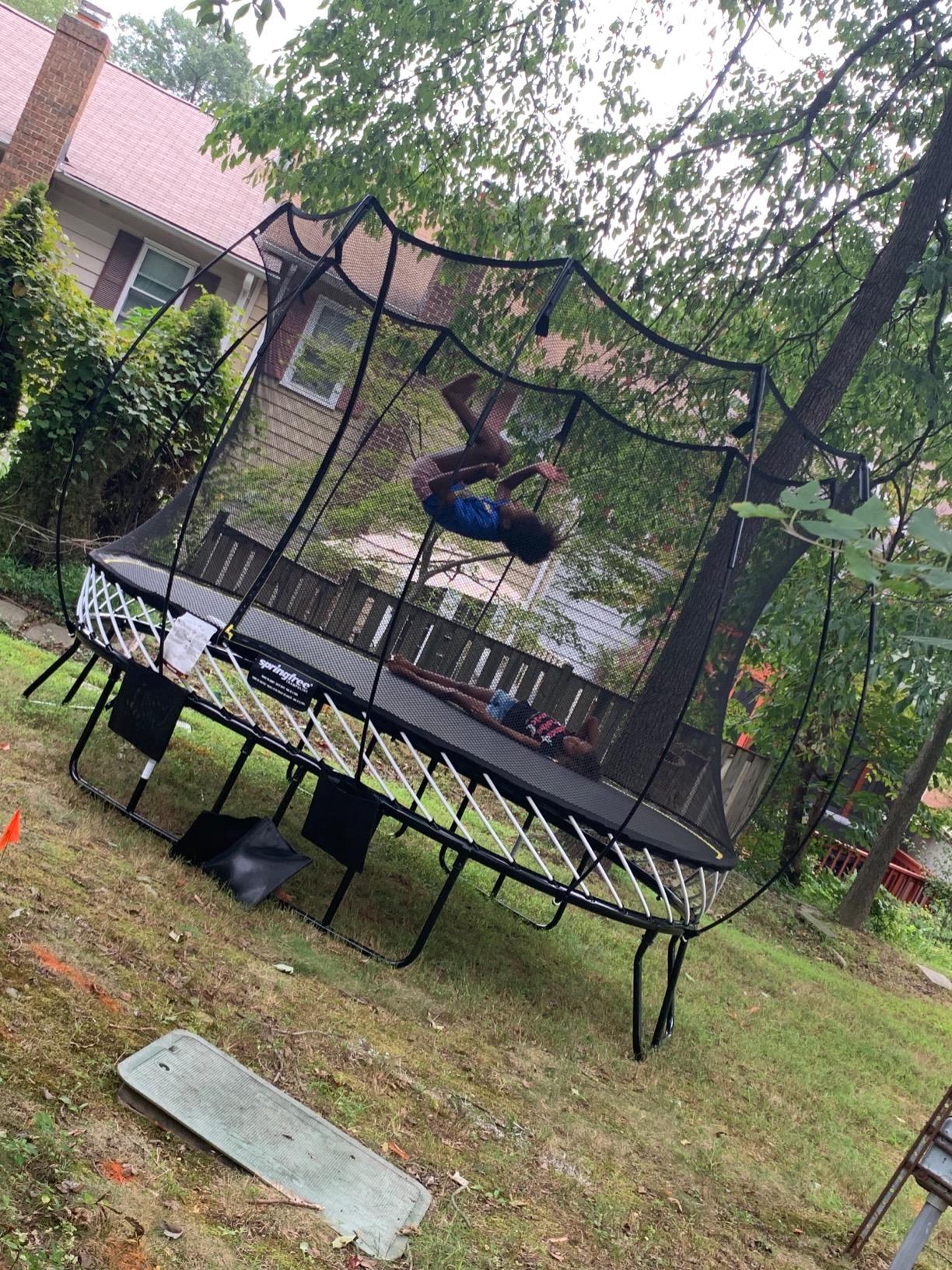 106/mo Finance Springfree Trampoline Kids Oval Trampoline with