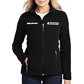 NACRE APPAREL Custom Embroidered Midweight Fleece Jacket for Men & Women Personalized Nurse Fleece Jacket