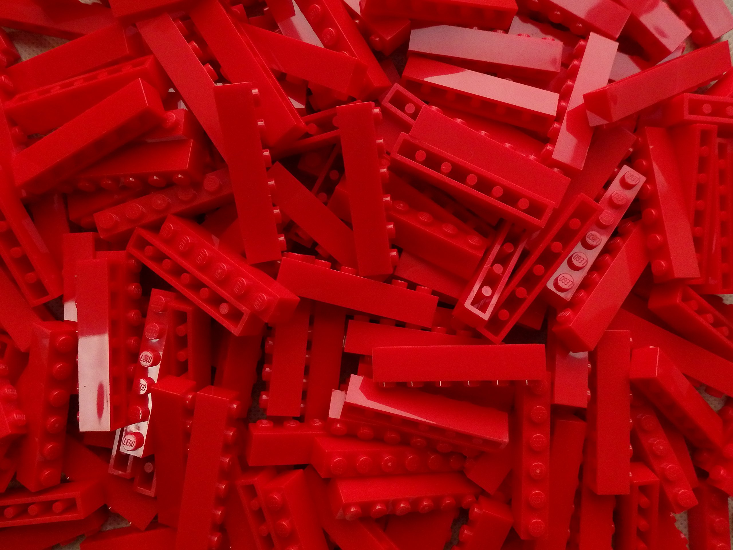 LEGO Bricks: Red 1x6. Part 3009 (X 25)