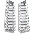 Valkyrie Dynamics 1911 Government/Commander Full Size Grips Aluminum Cobra Skeleton Brushed Aluminum