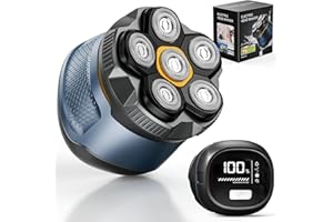 TLMUSE Head Shavers for Bald Men, 2025 Upgraded Magnetic Head Shaver, IPX7 Waterproof Wet/Dry Head Shavers for Men, 2-Speed Mens Head Shaver Bald