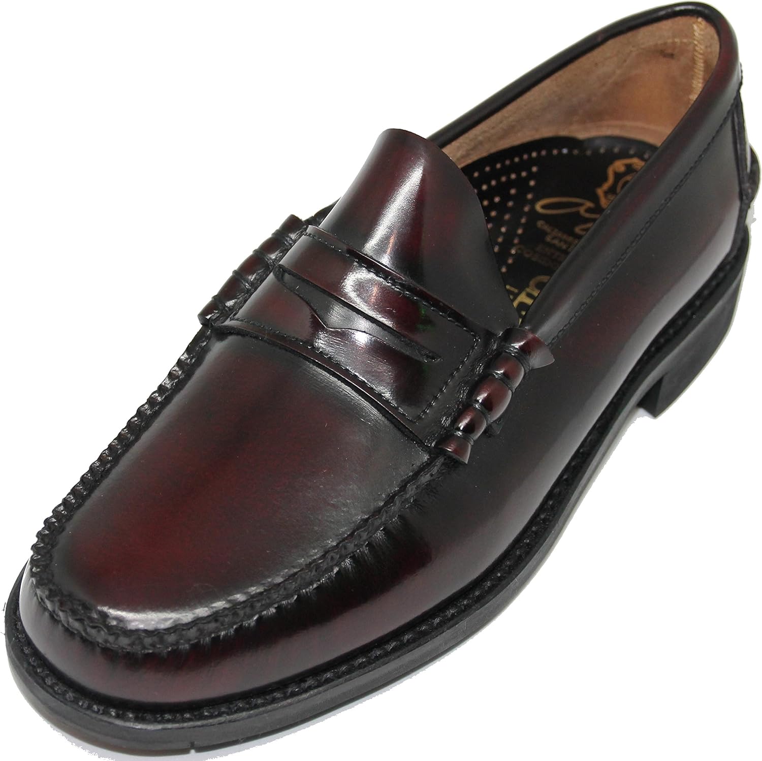 1639. Zapato mocasín Cosido a Mano en Inca Mallorca; Piel